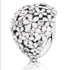 Pandora Flower Bouquet Ring Size 7 Enamel